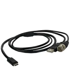 BNC + USB - Type C 1м Кабель для вывода аналогового изображения c монокуляров AGM