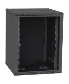 IPCOM 15U 600x600 Шкаф телекоммуникационный двери стекло (черный)