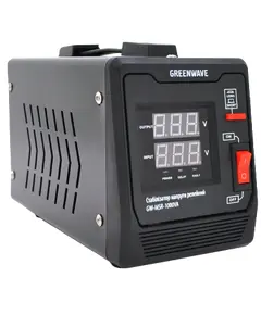Green Wave Mauser 1000VA (700Вт) Стабілізатор напруги релейний 1xShuko, DC140-260V, AC220±8%, BOX
