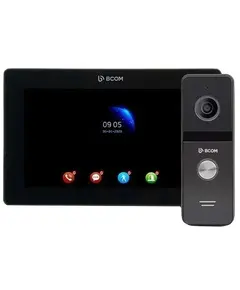 BCOM BD-770FHD/T Black Kit Комплект видеодомофона