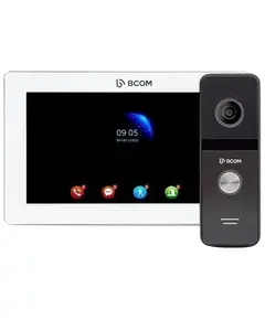 BCOM BD-770FHD/T White Kit Комплект видеодомофона