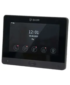 BCOM BD-760FHD/T Black Видеодомофон