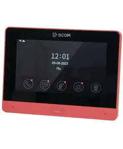 BCOM BD-760FHD/T Red Видеодомофон
