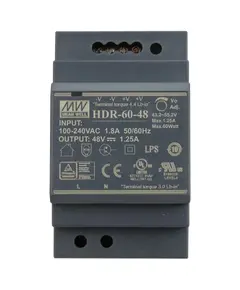 Mean Well HDR-60-48 48B 1.25А для монтажа на DIN рейке Блок питания