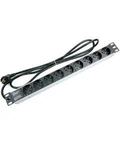 Hypernet SPP9-E Фильтр сетевой 220В 9 розеток кабель 1.8м 19''