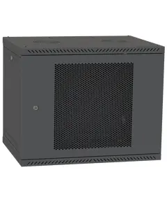 IPCOM 12U 600x450 Шафа телекомунікаційна двері перф(чорна)
