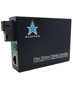 ALISTAR X3G 1G 10/100/1000BASE-T RJ-45 - 1000BASE-LX 1SM WDM SC 20KM TX1310/RX1550nm Медиаконвертор