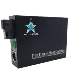 ALISTAR X5G 1G 10/100/1000BASE-T RJ-45 - 1000BASE-LX 1SM WDM SC 20KM TX1550/RX1310nm Медиаконвертор