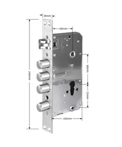 SEVEN LOCK 6068R (Round) Врізна частина