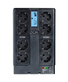 Powercom CUB-1000N LCD Schuko Джерело безперебійного живлення