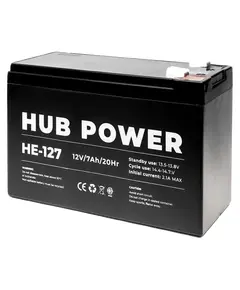 Hub Power НЕ-127 7А•ч 12В Свинцово-кислотная аккумуляторная батарея