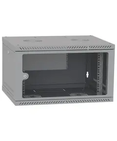 IPCOM 6U 600x600 Шкаф телекоммуникационный двери стекло (серый)