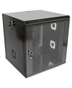 19"12U, 600х600х640 мм Шкаф акриловое стекло черный