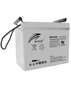 RITAR RA12-60 60A•г 12В Свинцево-кислотна акумуляторна батарея