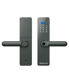SEVEN LOCK SL-7740BF grey (врізна частина 5050) Умный дверной биометрический замок
