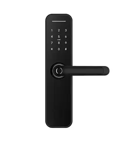 SEVEN LOCK SL-7766BF black (без врізної частини) Умный дверной биометрический замок