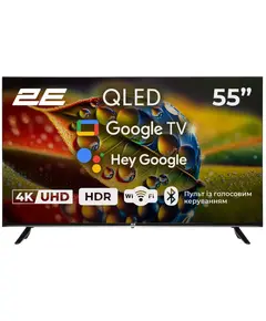 2E 55A77Q 55” дюйма 3840x2160 QLED Google TV Телевизор