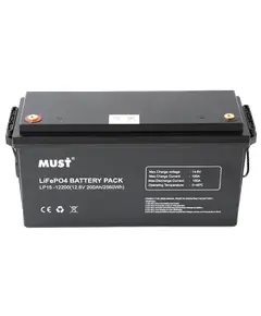 Must LP15-12200 12.8В 200А•ч Литиевая аккумуляторная батарея