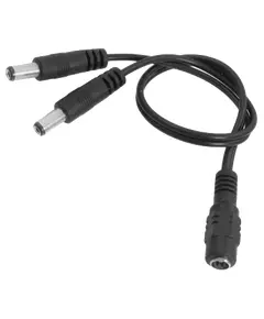 DC-F => 2xDC-M (D 5,5x2,5мм) 40см Делитель питания