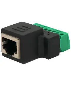 RJ-45(F) (8 контактов) с клеммами под кабель Разъем