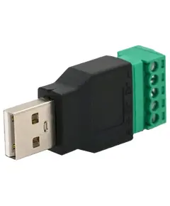 USB (5 контактов) с клеммами под кабель Разъем