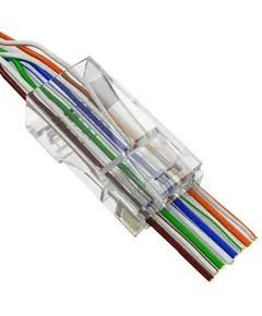 RJ-45 8P8C UTP Cat-5 (50 шт/уп.) для сквозного подключения Коннектор Merlion