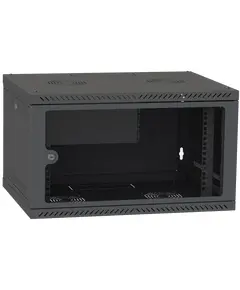 IPCOM CH-6U 600x350 скло RAL9005 Шафа серверна