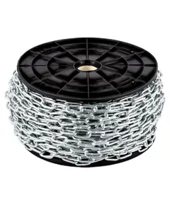APRO 8 мм DIN 5685C бухта 15 м Цепь короткозвенная оцинкованная