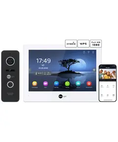 Neolight ALPHA Hybrid + PRIME FHD Black Комплект відеодомофону
