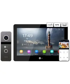 Neolight MEZZO Hybrid Black + SOLO FHD Graphite Комплект видеодомофона