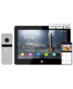 Neolight MEZZO Hybrid Black + SOLO FHD Silver Комплект видеодомофона
