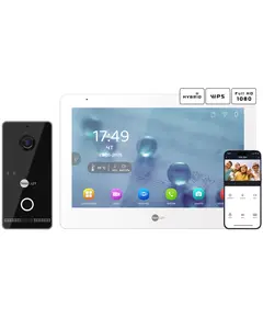 Neolight MEZZO Hybrid + OPTIMA IPW Black Комплект видеодомофона