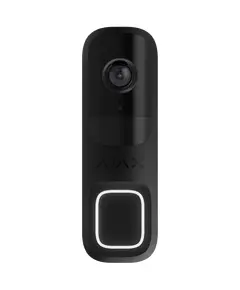 Ajax Doorbell black RAL 9005 Видеозвонок