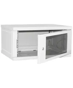 IPCOM СН-4U-060х035-ДС-7035 (RAL7035) Шкаф телекоммуникационный стекло