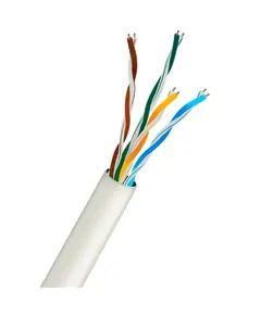 KRAFT UTP CAT5E CU 0.5 mm PVC Indoor White (305м) Кабель