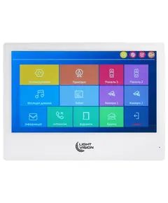 Light Vision SINGAPORE WiFi FHD WHITE (AI) 10" Видеодомофон