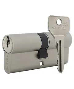 CISA C2000 70 (35*35) нікель матовий 3 ключі Циліндр