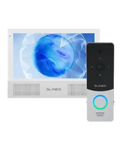 + панель вызова ML-20HD silver/ black Комплект видеодомофон Slinex Sonik 7 AI white