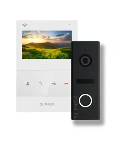 Slinex SQ-04N Cloud white + ML-17HD black Комплект видеодомофон + панель вызова