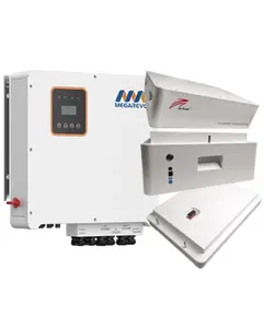 Ritar LFP51.2V100Ah-HV-5 шт+СК к АКБ+инв. Megarevo R12KH3-P + подставка к АКБ б/у Система бесперебойного питания трехфазная