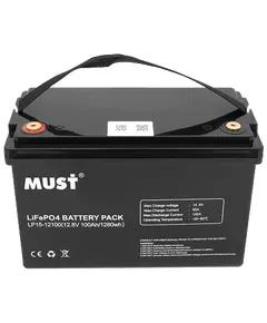 Must LiFePO4 12.8В 100А•ч Литиевая аккумуляторная батарея