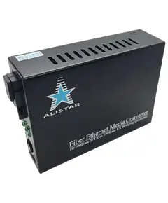 ALISTAR X5S 100M 10/100BASE-T RJ-45 - 100BASE-FX 1SM WDM SC 20KM TX1550/RX1310nm Медиаконвертор