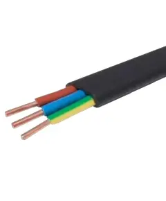 ВВГ нг LS П 3х2,5 черный (Украина) (100м) Кабель