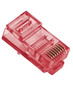 Ritar RJ-45 8P8C UTP Cat-5 Q100 Red Коннектор (100 шт/уп.)