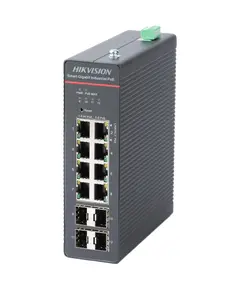 Hikvision DS-3T1512HP-SI-8P4FKIT(240W) Комутатор 8 портів керований