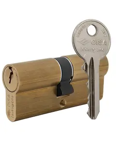 CISA LL 08010 90 (45*45) Циліндр латунь матова