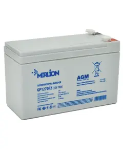 MERLION AGM GP1270F2 12В 7А•г Аккумуляторна батарея