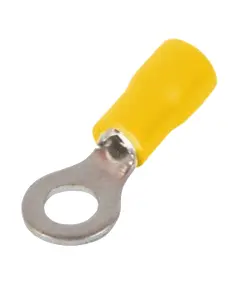 Enext e.terminal.stand.RV5.5.6 4-6.yellow Изолированный вилочный наконечник 4-6 кв.мм желтый