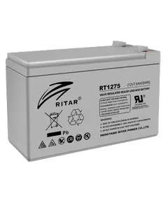 RITAR RT1275 7.5А•г 12В Свинцево-кислотна акумуляторна батарея