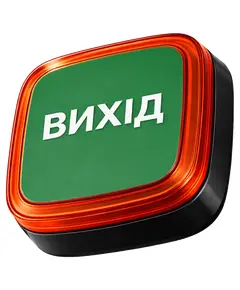 Ajax EN54 FireProtect (VAD) black пожежний світловий "ВИХІД" Cповіщувач